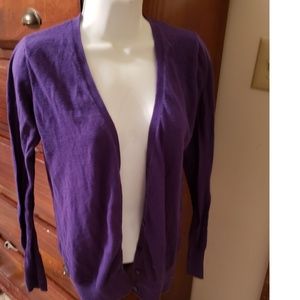 Old Navy purple cardigan